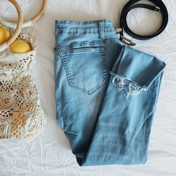 Encore distressed denim jeans - Picture 2 of 5